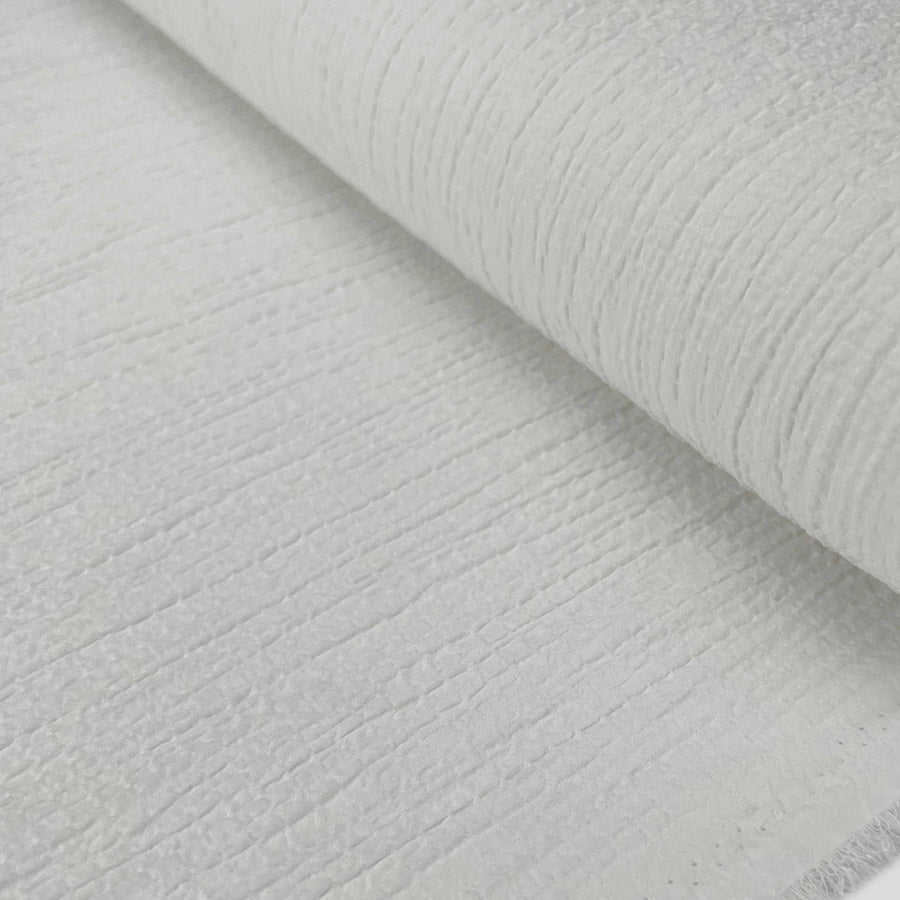 Viscose Seersucker - Ecru