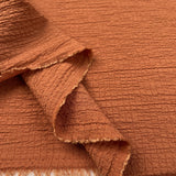 Viscose Seersucker - Orange