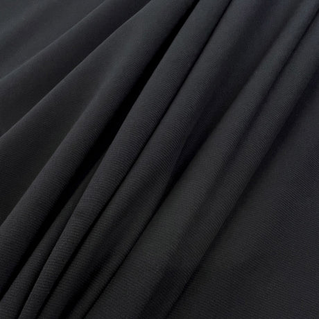 Viscose Suiting Black Italian Soft Woven Fabric