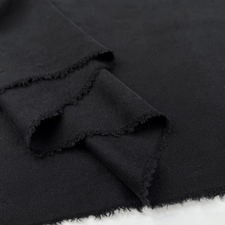 Viscose Tencel Finish Black Polyester Plain Soft Pique Knit Leisure Wear Fabric Fold