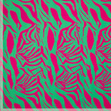 Zesty Zebra - Pink & Green
