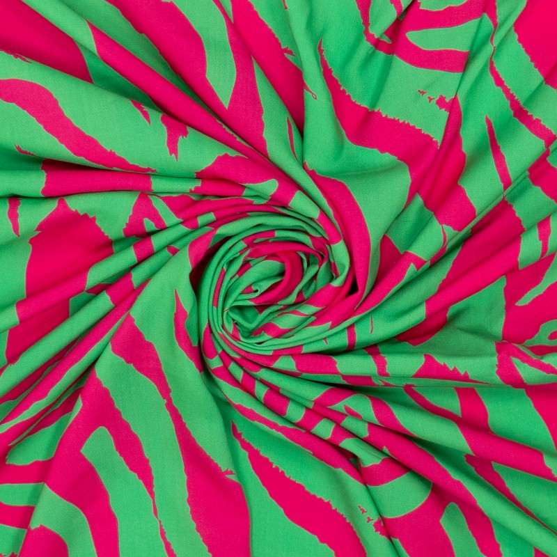 Zesty Zebra - Pink & Green