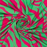 Zesty Zebra - Pink & Green