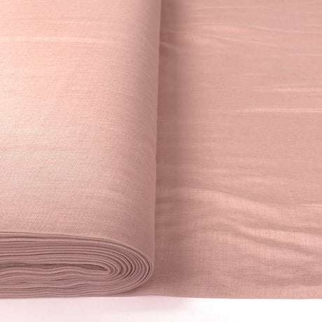 Voily Pink Fabulous Poly Viscose Dusky Pink Fabric Bolt