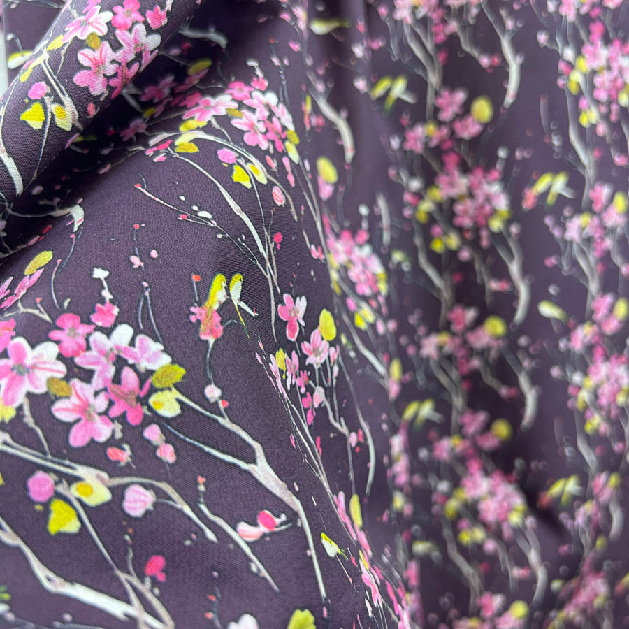 Voyage - Armathwaite Blossom Plum Ness Poplin Cotton