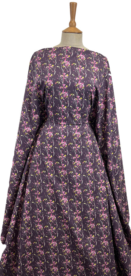 Voyage - Armathwaite Blossom Plum Ness Poplin Cotton
