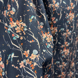 Voyage - Armathwaite Peach Navy Ness Poplin Cotton