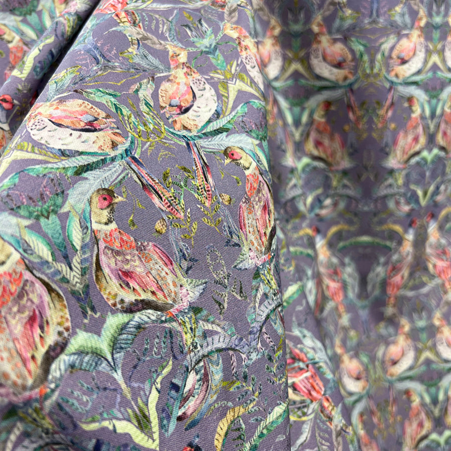 Voyage - Netherton Loganberry Heather Morlich Cotton