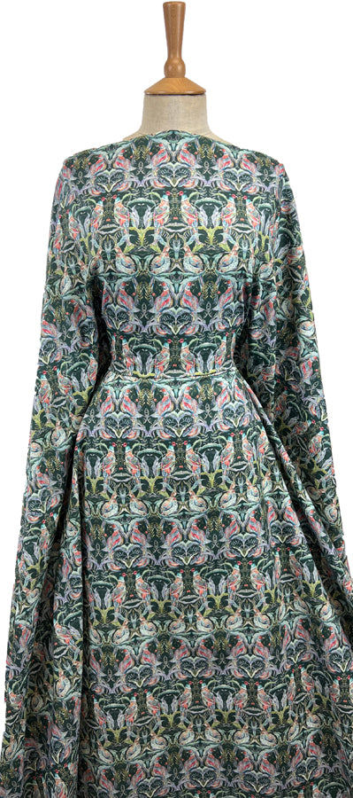 Voyage - Netherton Pomegranate Emerald Morlich Cotton