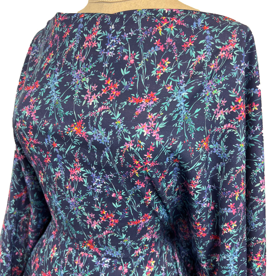 Voyage - Orivietta Topaz Navy Morlich Cotton