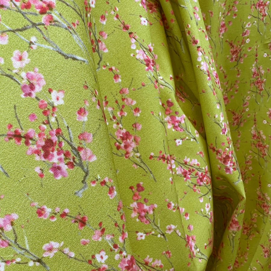 Voyage - Seville Blossom Lime Ness Poplin Cotton