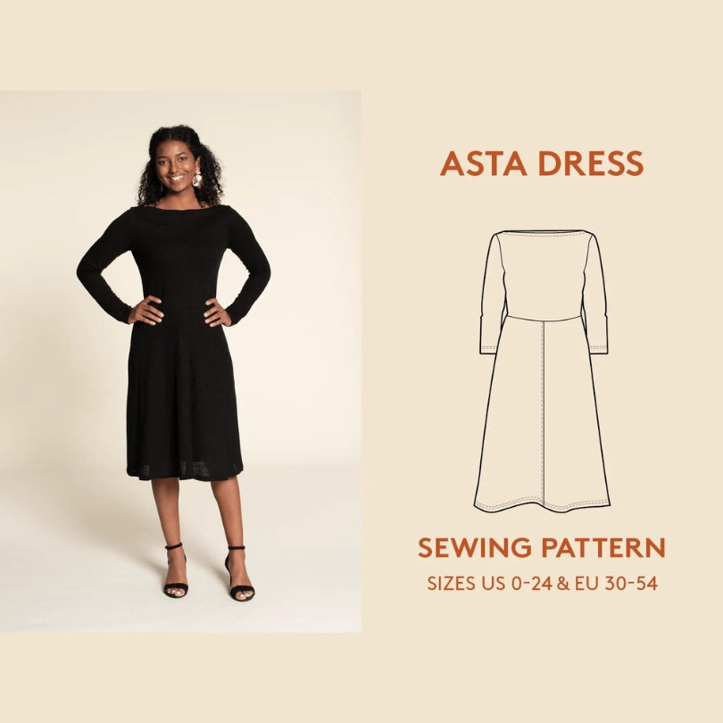 Wardrobe By Me - Asta Dress Sewing Pattern