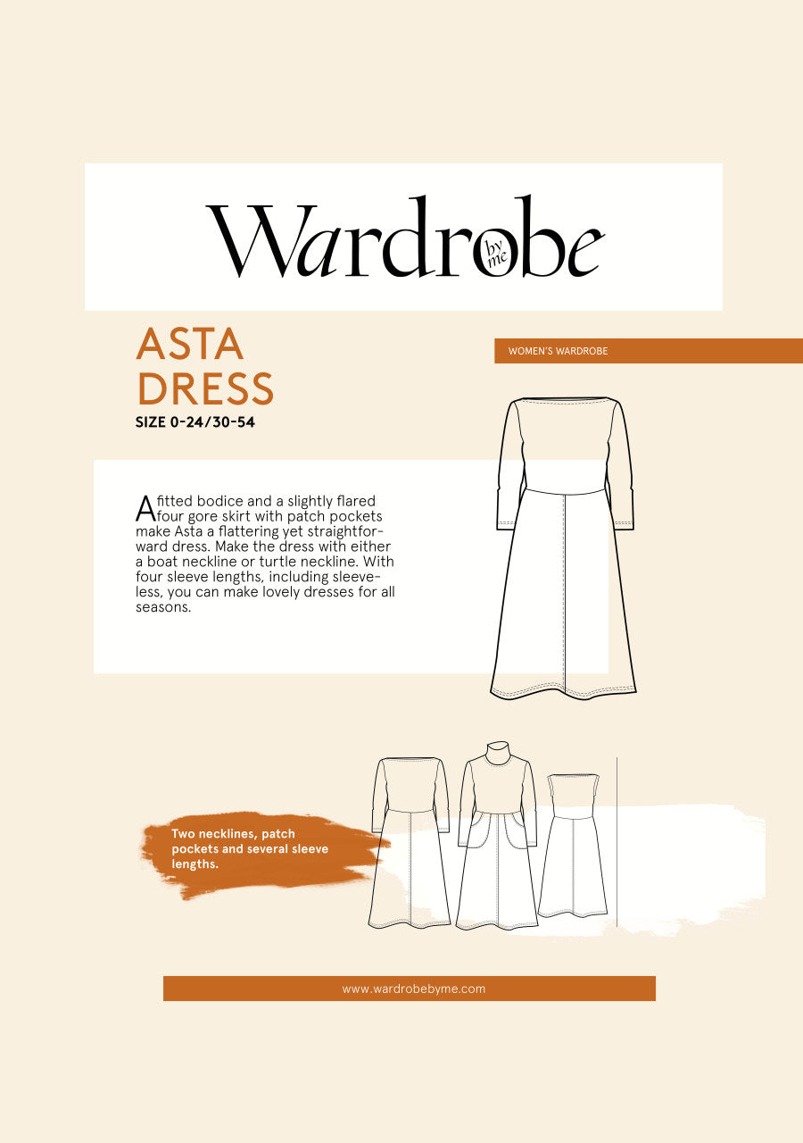 Wardrobe By Me - Asta Dress Sewing Pattern