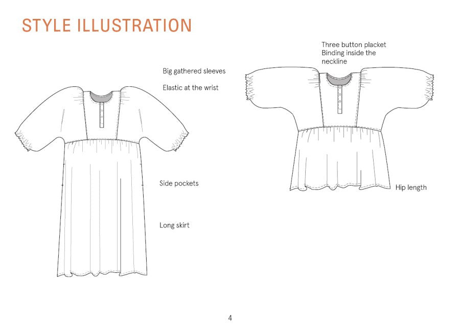 Wardrobe by Me - Balka Dress & Blouse Pattern