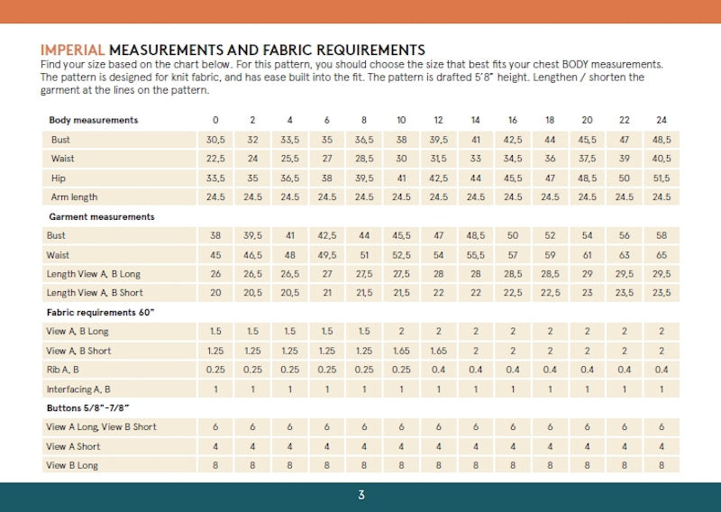 Wardrobe By Me - Balloon Cardigan Sewing Pattern
