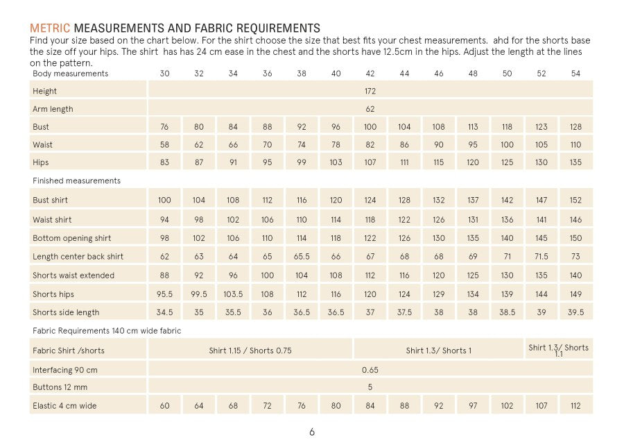 Wardrobe by Me - Camp Shirt & Shorts Pattern