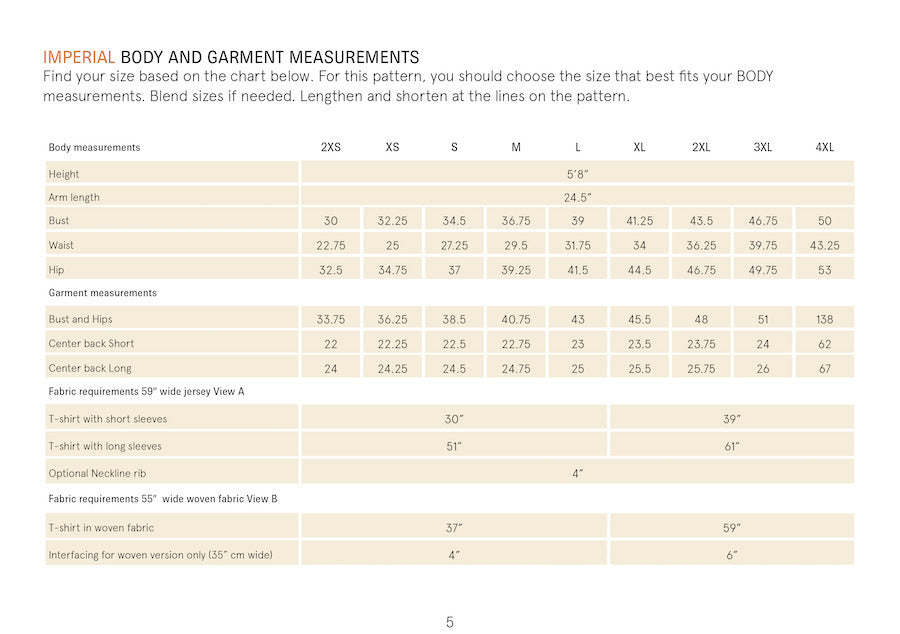 Wardrobe By Me - Easy T-Shirt Sewing Pattern