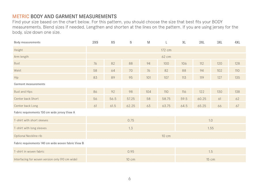 Wardrobe By Me - Easy T-Shirt Sewing Pattern