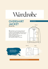 Wardrobe By Me - Men's Overshirt Jacket Pattern