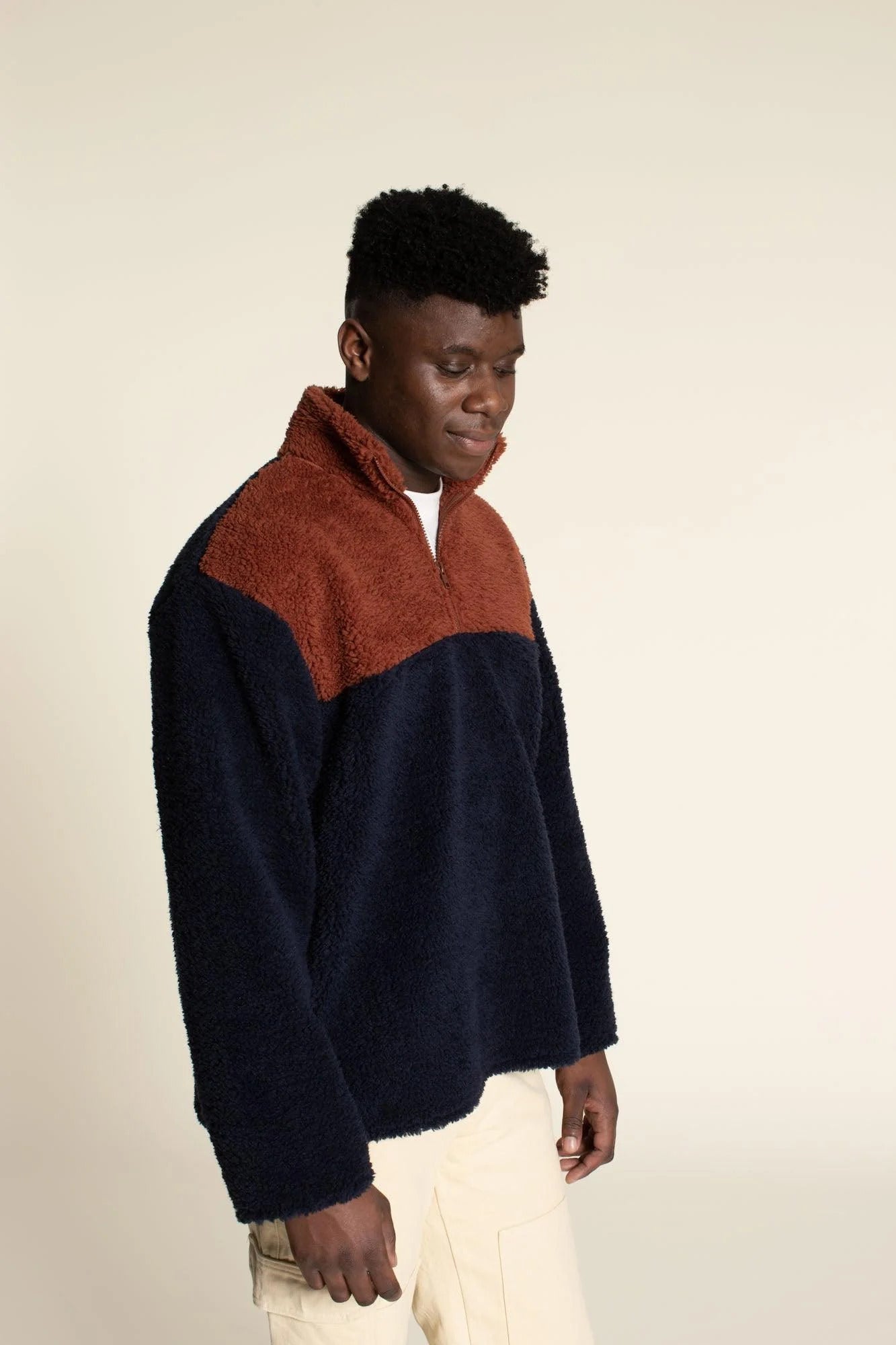 SHET和紙 PO SWEATER size3 Men's Zip-Up Sweater | Paper Sewing Pattern | Wardrobe By Me