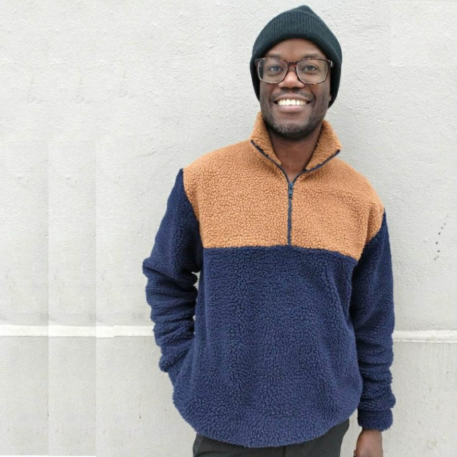 Wardrobe By Me - Men's Zip-Up Sweater Pattern