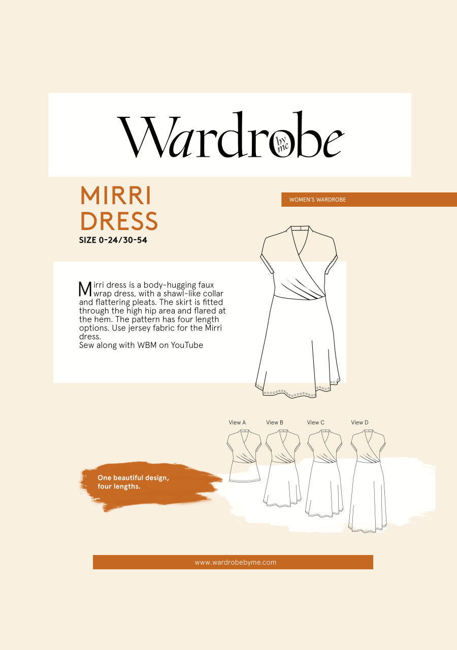 Wardrobe By Me - Mirri Dress Sewing Pattern