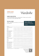 Wardrobe By Me - Piper Tunic Pattern