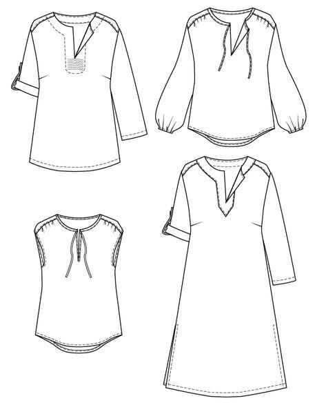 Wardrobe By Me - Piper Tunic Pattern