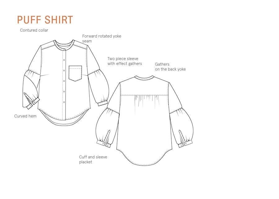 Wardrobe By Me - Puff Shirt Sewing Pattern