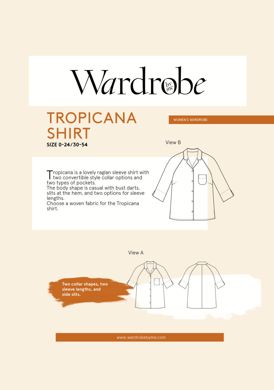 Wardrobe By Me - Tropicana Shirt Pattern