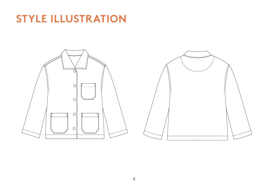 Wardrobe By Me - Unisex Painter Jacket Pattern