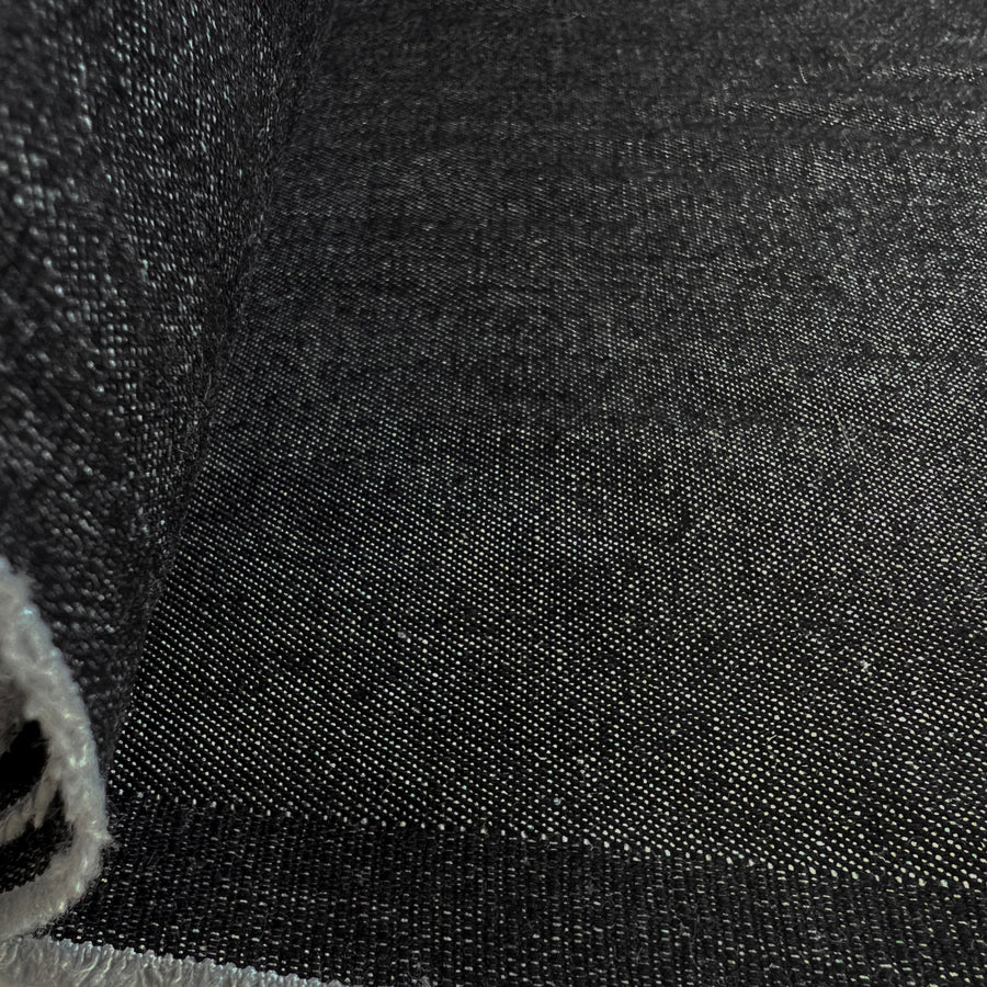 8oz Washed Denim - Black