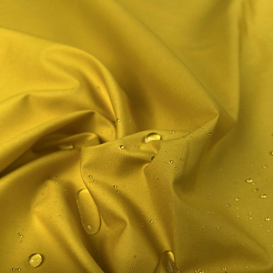 Remnant - Water Resistant Cotton Cambric 6oz - Yellow (1.75m)
