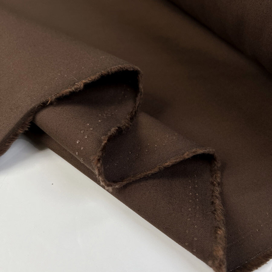 Water Resistant Cotton Cambric 8oz - Mahogany