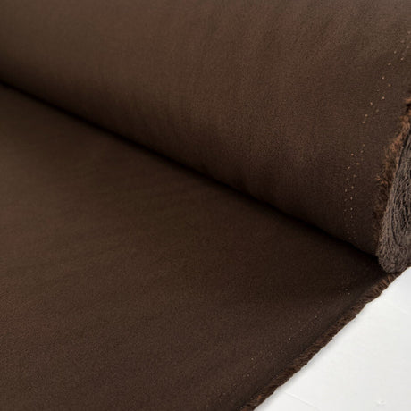 Water Resistant Cotton Cambric 8oz Mahogany Brown British Coating Fabric Roll