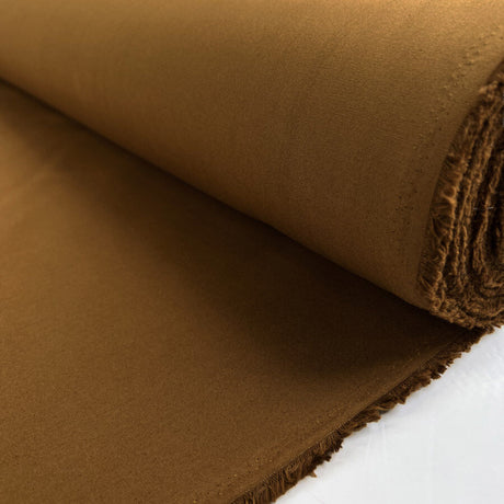 Water Resistant Cotton Cambric 8oz Tan British Coating Fabric Roll