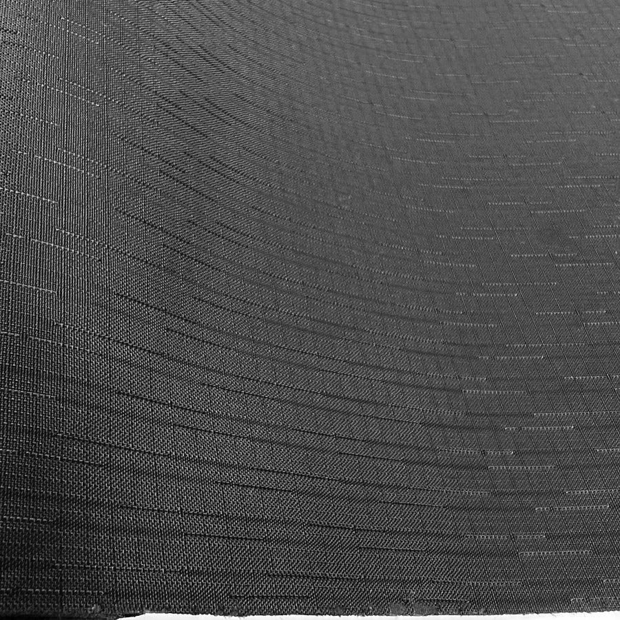 Water Resistant Linen Slub - Black