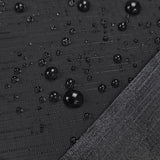 Water Resistant Linen Slub - Black