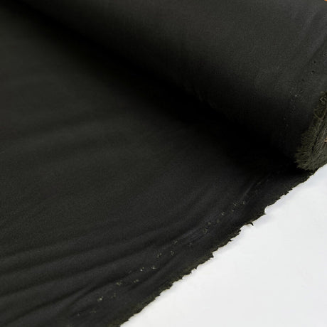 Waxed Cotton Chera 4oz Dark Green British Water Resistant Coating Fabric Roll