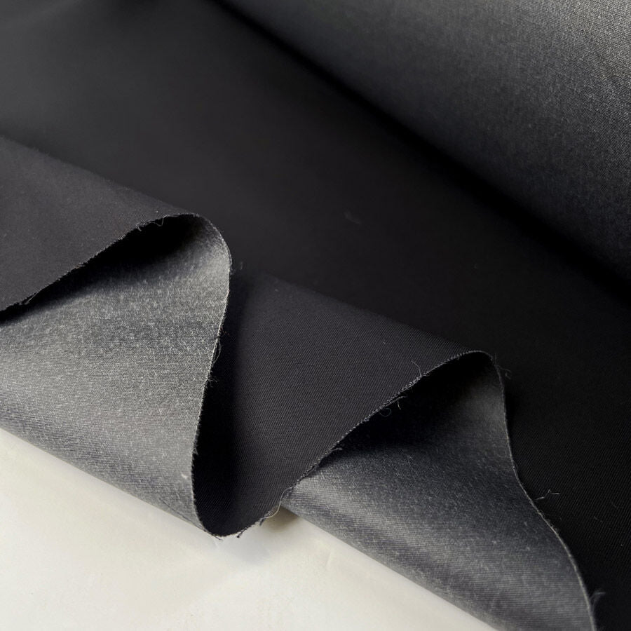 Waxed Cotton - Rainford 4oz Twill - Dark Grey