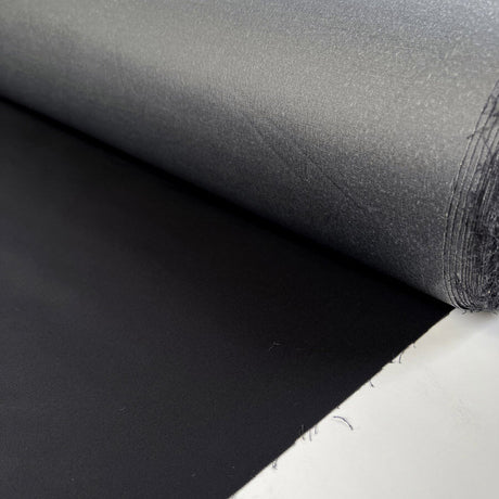 Waxed Cotton Rainford 4oz Twill Dark Grey British Coating Fabric Roll
