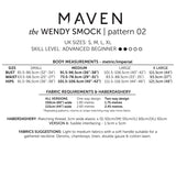 Maven - Wendy Smock Top Pattern