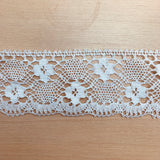 Crochet Lace - Floral - White