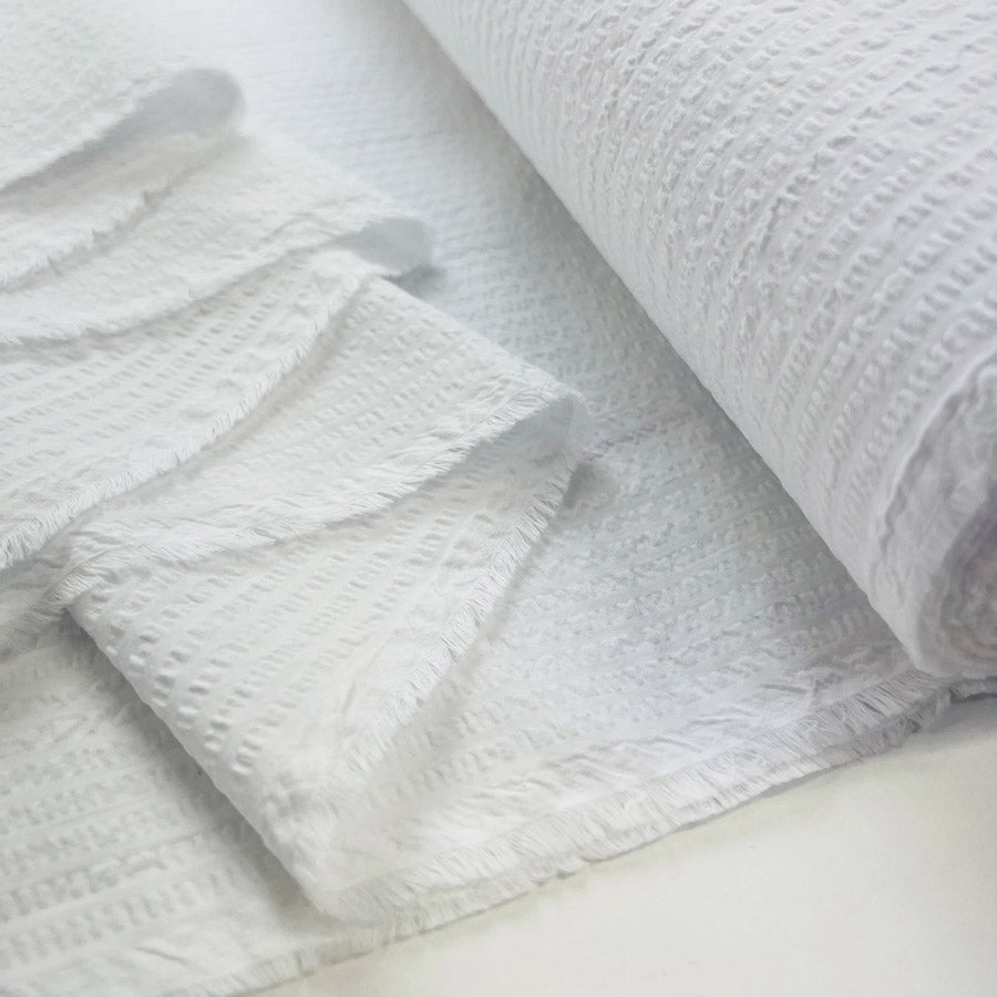 Proper Seersucker - White