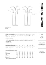 The Assembly Line - Wide-Leg Jumpsuit Pattern