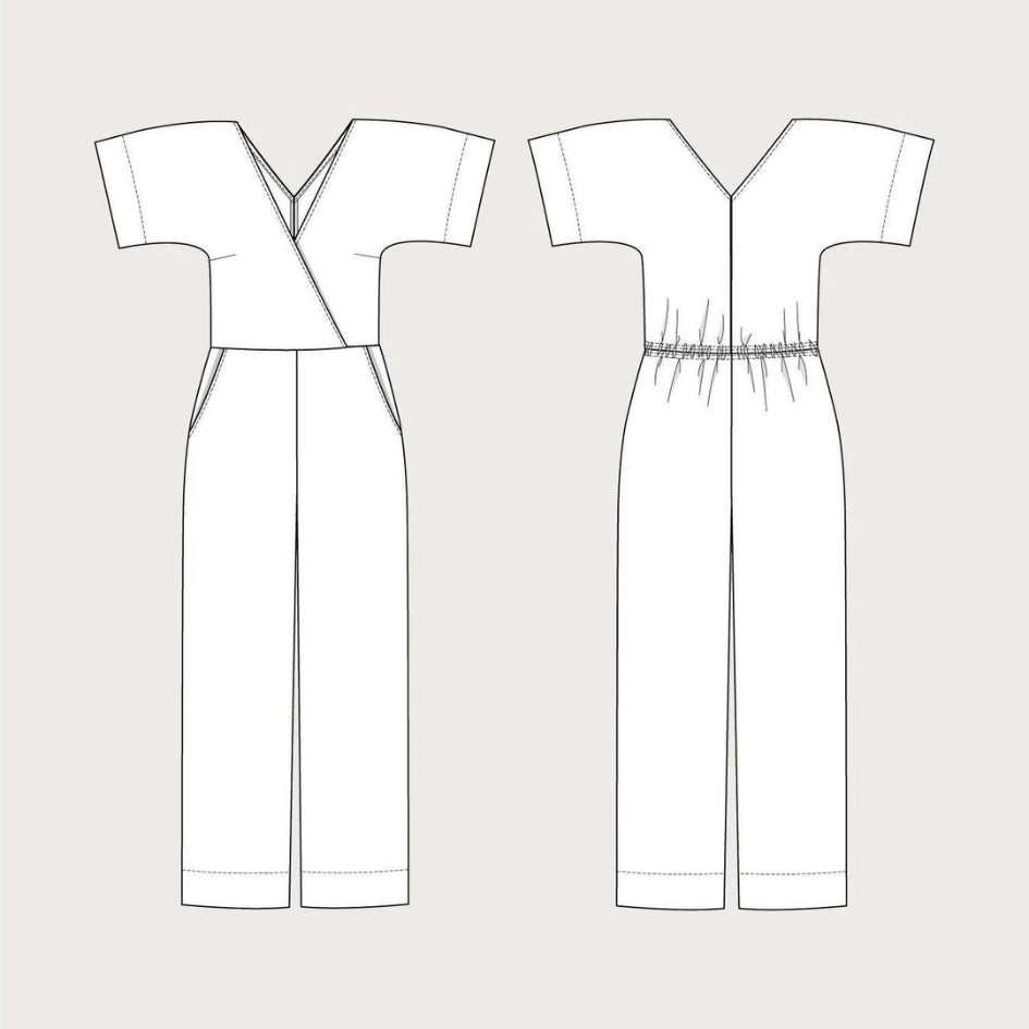 The Assembly Line - Wide-Leg Jumpsuit Pattern