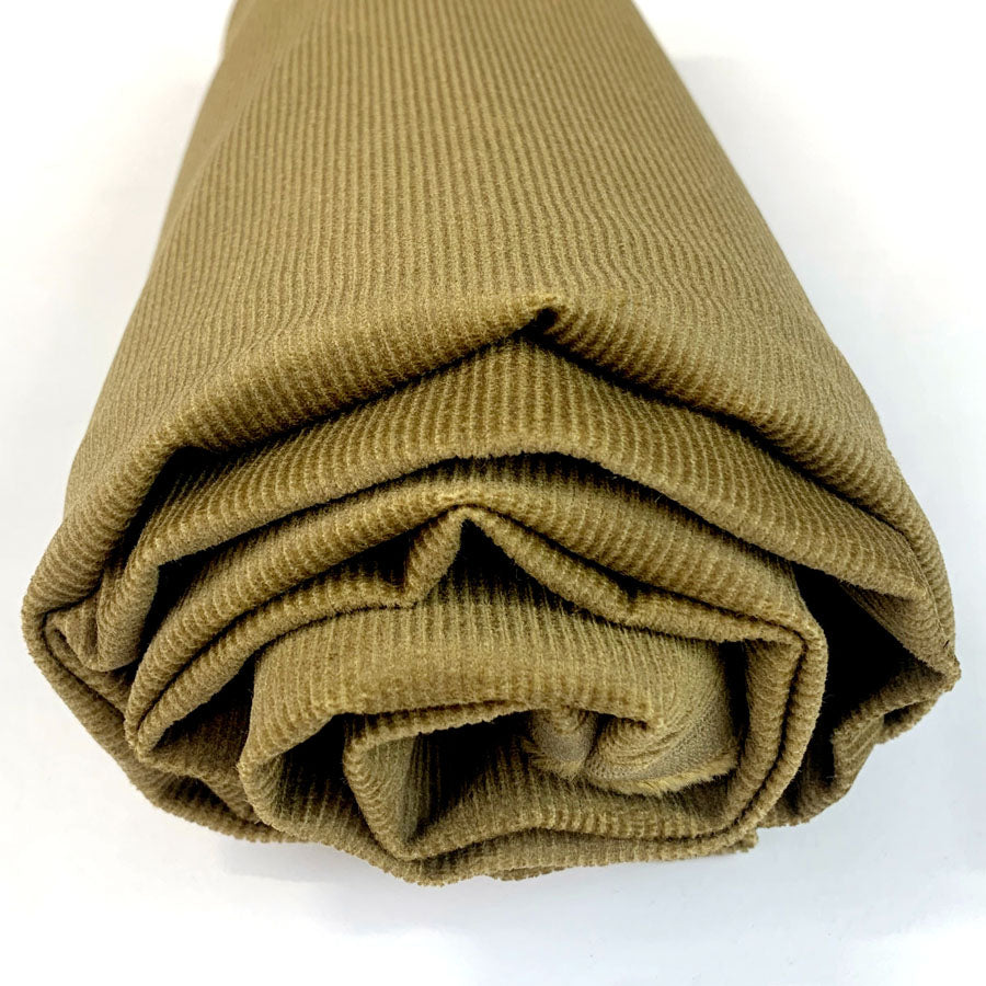 Win Win Needlecord Mud Pie Soft Taupe Khaki Cotton