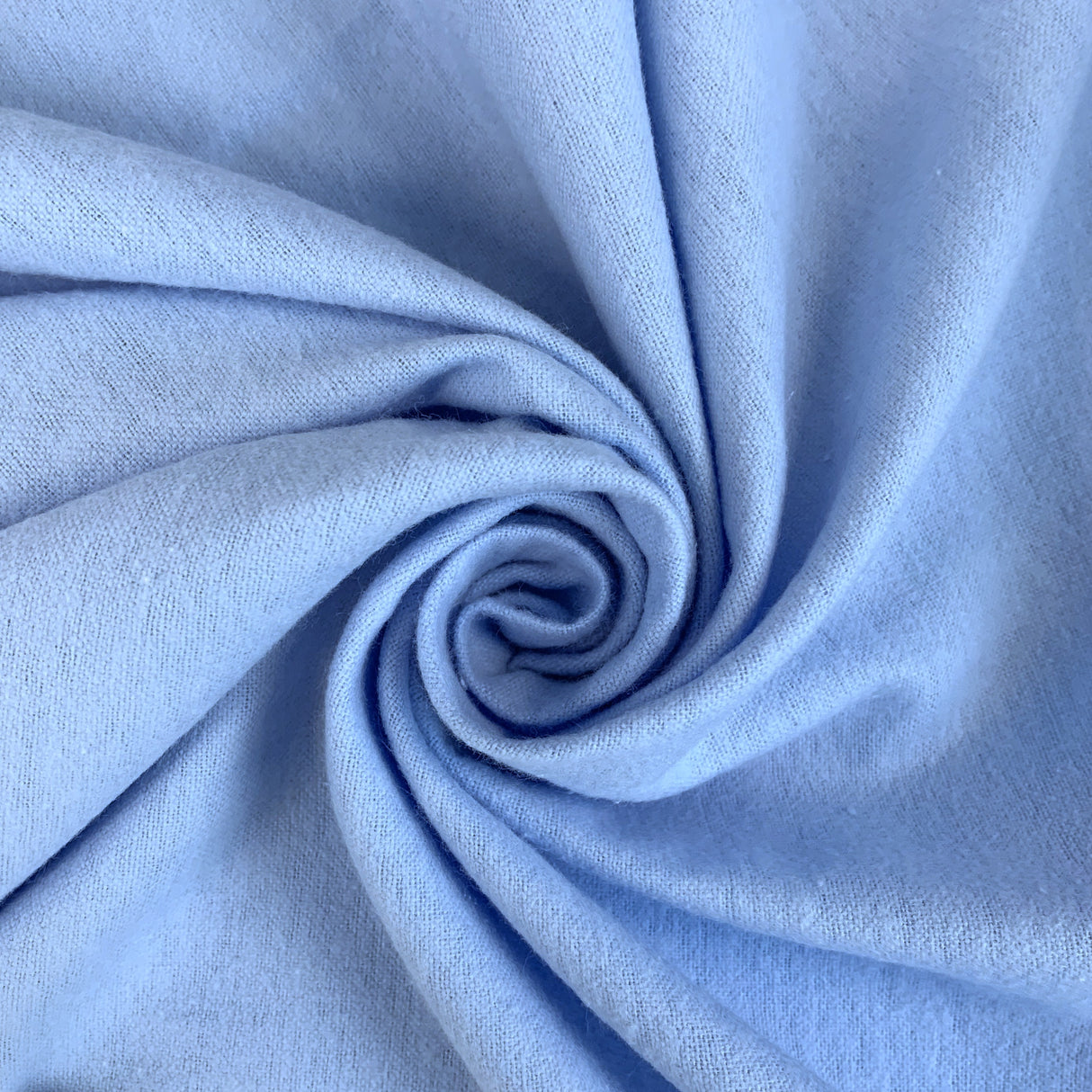 Winceyette Plain - Pale Blue