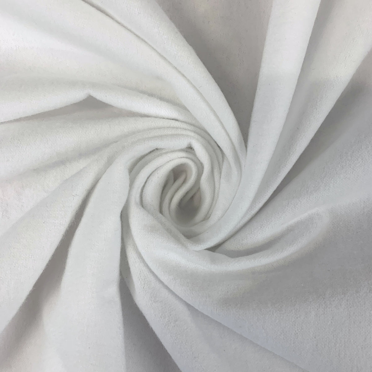 Winceyette Plain - White