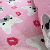 Winceyette - Pink Pug